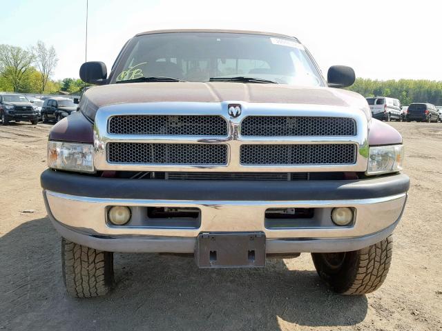 3B7KF23Z32M294779 - 2002 DODGE RAM 2500 MAROON photo 9