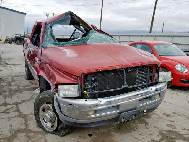 1B7KF2364XJ504056 - 1999 DODGE RAM 2500 RED photo 1