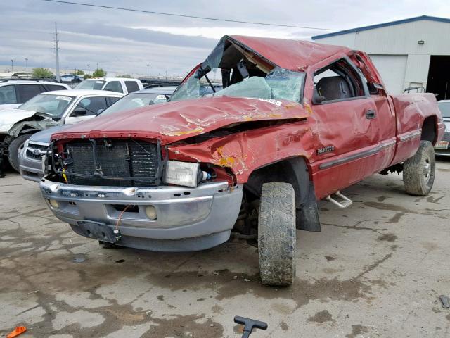 1B7KF2364XJ504056 - 1999 DODGE RAM 2500 RED photo 2