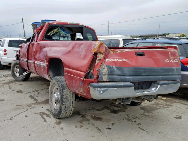 1B7KF2364XJ504056 - 1999 DODGE RAM 2500 RED photo 3