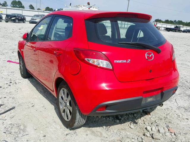 JM1DE1LY6D0160335 - 2013 MAZDA MAZDA2 RED photo 3