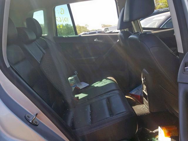 WVGBV7AX5CW545381 - 2012 VOLKSWAGEN TIGUAN S SILVER photo 6