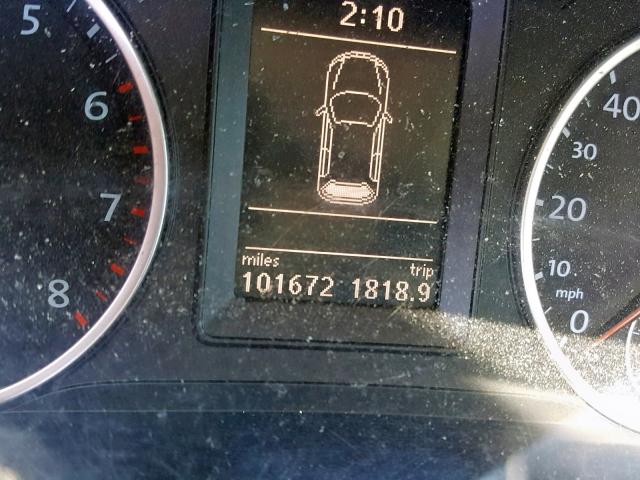 WVGBV7AX5CW545381 - 2012 VOLKSWAGEN TIGUAN S SILVER photo 8