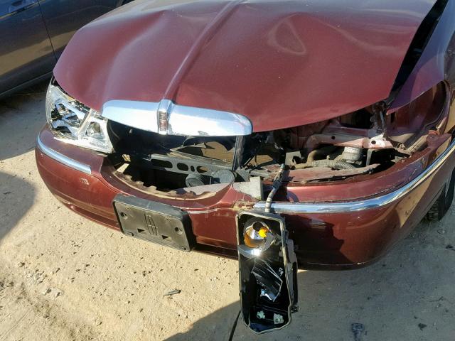 1LNHM83W1YY843316 - 2000 LINCOLN TOWN CAR C MAROON photo 9