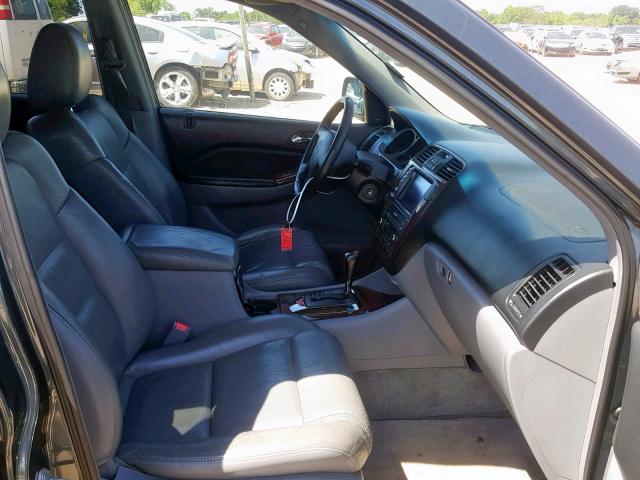 2HNYD18845H549656 - 2005 ACURA MDX TOURIN BLUE photo 5