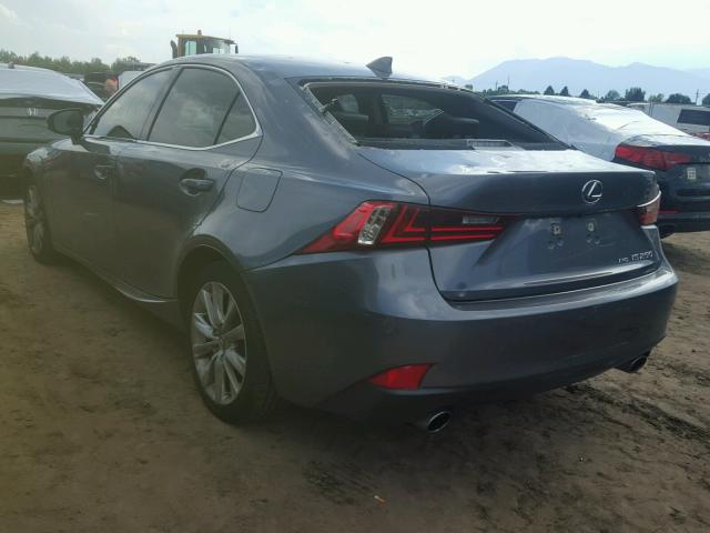 JTHCF1D24E5004638 - 2014 LEXUS IS 250 GRAY photo 3