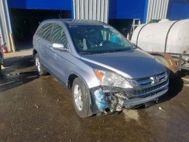 5J6RE4H76AL061283 - 2010 HONDA CR-V EXL BLUE photo 1