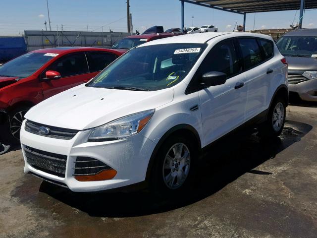 1FMCU0F77FUC35451 - 2015 FORD ESCAPE S WHITE photo 2