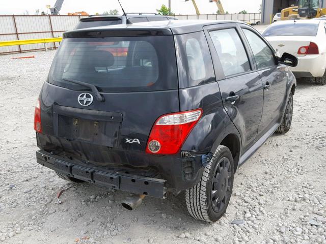 JTKKT624X65018478 - 2006 TOYOTA SCION XA BLACK photo 4