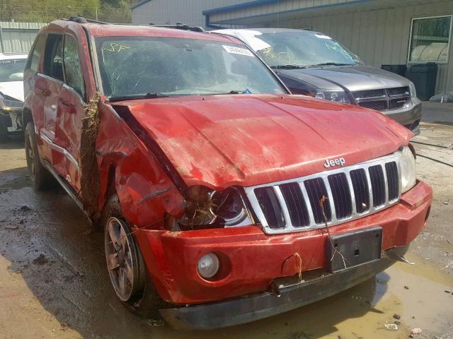 1J4HR582X6C185557 - 2006 JEEP GRAND CHER RED photo 1