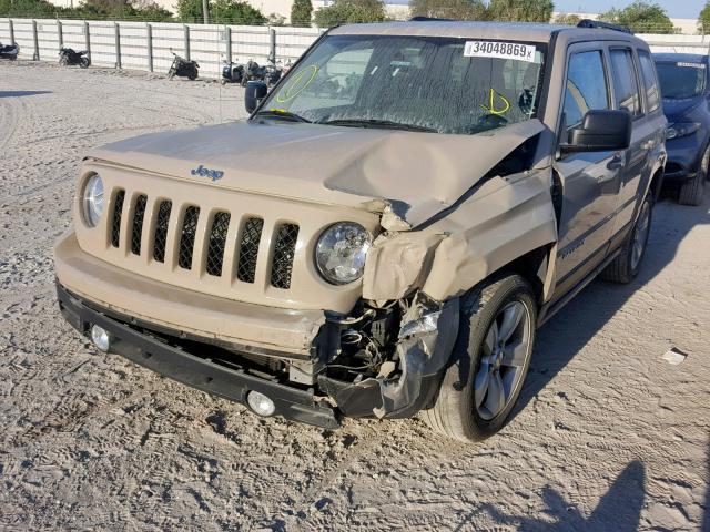 1C4NJPFA1HD209506 - 2017 JEEP PATRIOT LA TAN photo 2