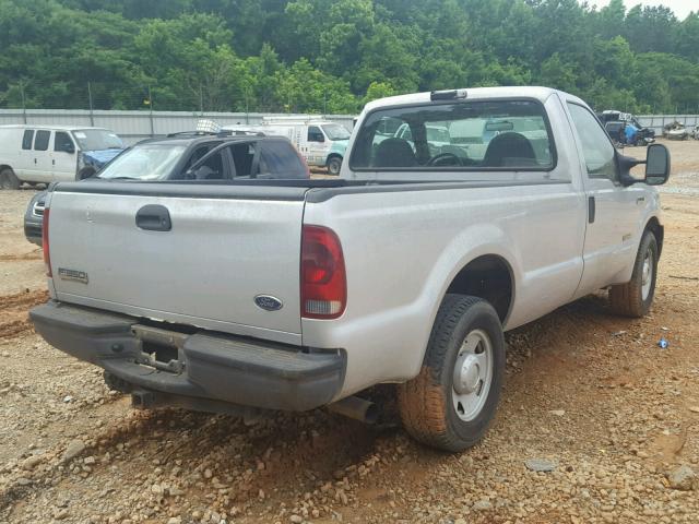 1FTWF30P06ED95722 - 2006 FORD F350 SRW S GRAY photo 4