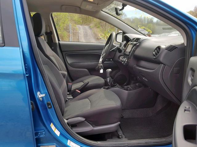 ML32F3FJ9JHF14365 - 2018 MITSUBISHI MIRAGE G4 BLUE photo 5