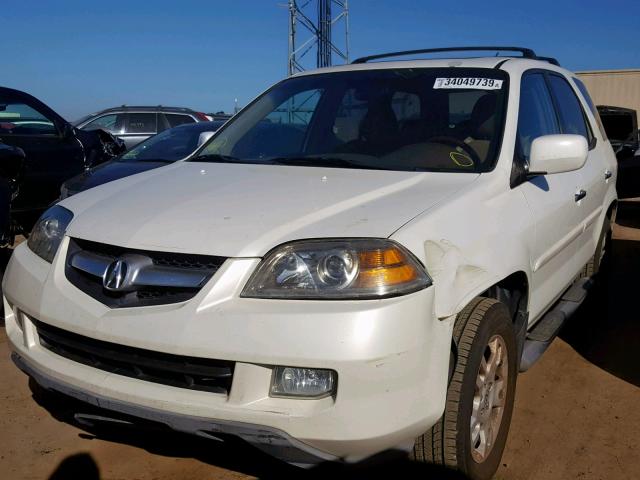 2HNYD18984H500077 - 2004 ACURA MDX TOURIN WHITE photo 2