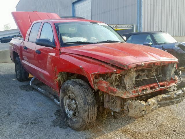 1D7HW28K97S104204 - 2007 DODGE DAKOTA QUA RED photo 1