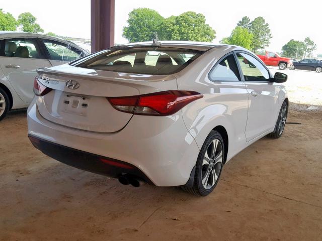 KMHDH6AHXEU028577 - 2014 HYUNDAI ELANTRA CO WHITE photo 4