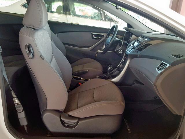 KMHDH6AHXEU028577 - 2014 HYUNDAI ELANTRA CO WHITE photo 5