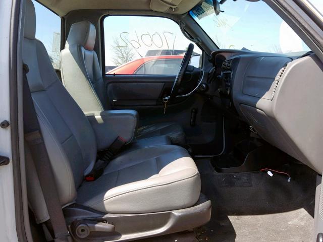 1FTYR10DX9PA64679 - 2009 FORD RANGER WHITE photo 5