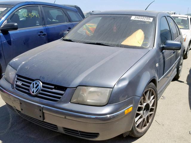 3VWSE69M75M044386 - 2005 VOLKSWAGEN JETTA GLI GRAY photo 2