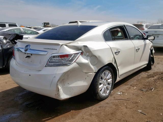 1G4GC5ER5DF259737 - 2013 BUICK LACROSSE WHITE photo 4