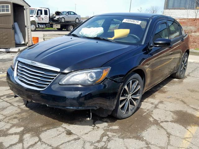 1C3CCBBG8DN737826 - 2013 CHRYSLER 200 TOURIN BLACK photo 2