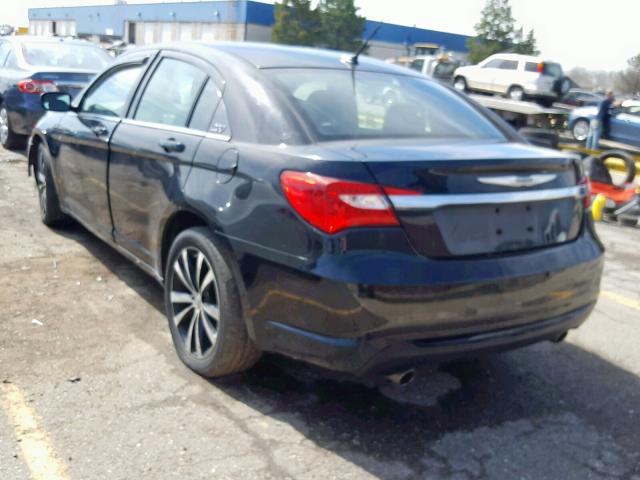 1C3CCBBG8DN737826 - 2013 CHRYSLER 200 TOURIN BLACK photo 3