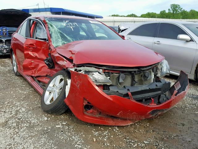 4T1BF1FK8CU627138 - 2012 TOYOTA CAMRY BASE RED photo 1