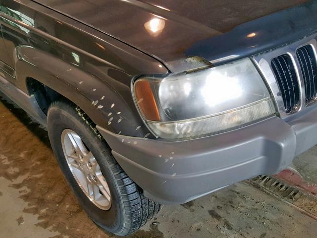 1J4GW48S92C246647 - 2002 JEEP GRAND CHER GRAY photo 9