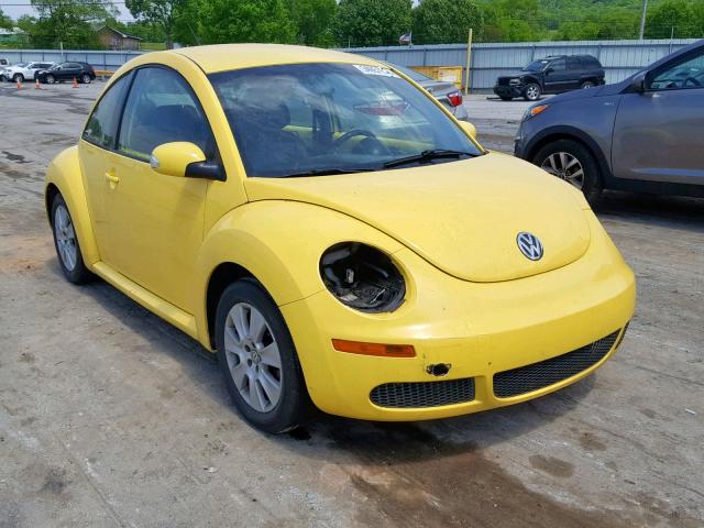 3VWPW31C49M513508 - 2009 VOLKSWAGEN NEW BEETLE YELLOW photo 1