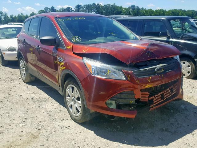 1FMCU0F79FUA16930 - 2015 FORD ESCAPE S ORANGE photo 1