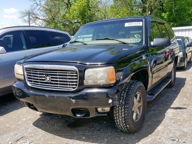 1GYEK13R2XR400349 - 1999 CADILLAC ESCALADE BLACK photo 2