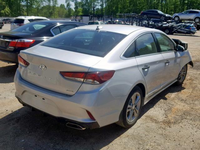 5NPE34AF2JH712537 - 2018 HYUNDAI SONATA SPO SILVER photo 4