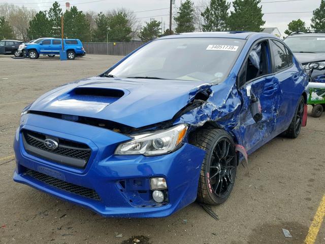 JF1VA1E61G9800663 - 2016 SUBARU WRX PREMIU BLUE photo 2