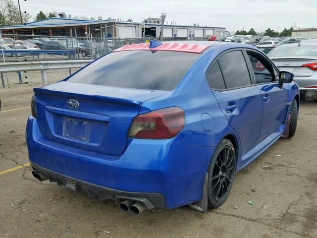 JF1VA1E61G9800663 - 2016 SUBARU WRX PREMIU BLUE photo 4