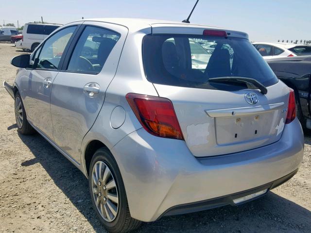 VNKKTUD3XGA065008 - 2016 TOYOTA YARIS L SILVER photo 3