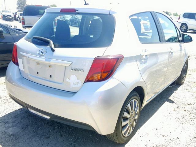 VNKKTUD3XGA065008 - 2016 TOYOTA YARIS L SILVER photo 4