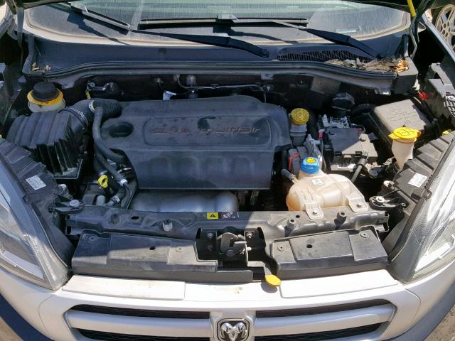 ZFBERFBTXF6A47375 - 2015 RAM PROMASTER BLACK photo 7