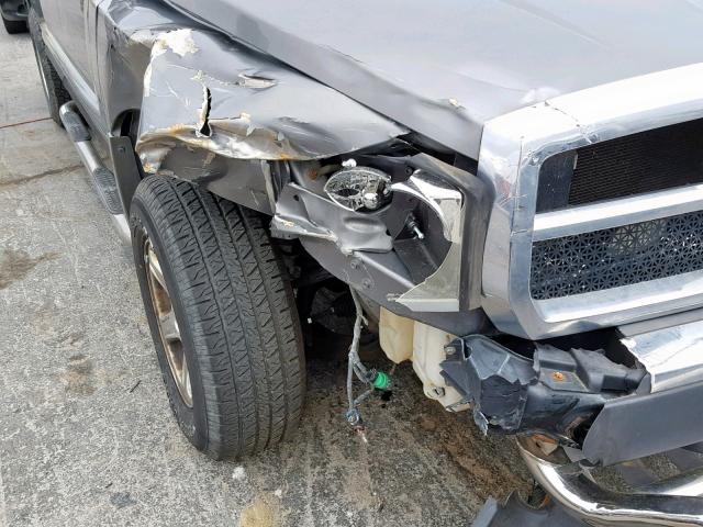 1D7HE48N95S186960 - 2005 DODGE DAKOTA QUA GRAY photo 9