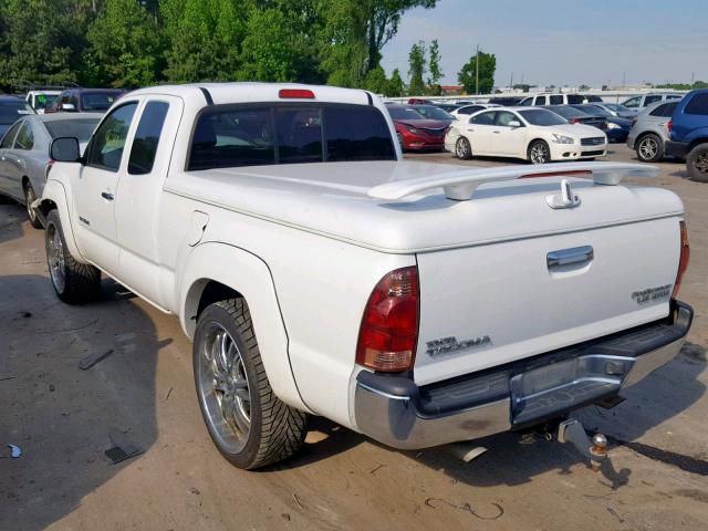 5TETU62N65Z099623 - 2005 TOYOTA TACOMA PRE WHITE photo 3