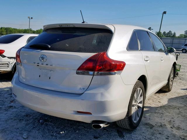 4T3ZA3BB9FU092833 - 2015 TOYOTA VENZA LE WHITE photo 4