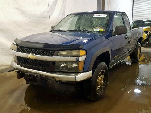 1GCDT198658158343 - 2005 CHEVROLET COLORADO BLUE photo 2