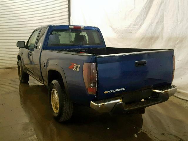 1GCDT198658158343 - 2005 CHEVROLET COLORADO BLUE photo 3