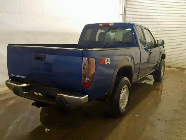 1GCDT198658158343 - 2005 CHEVROLET COLORADO BLUE photo 4