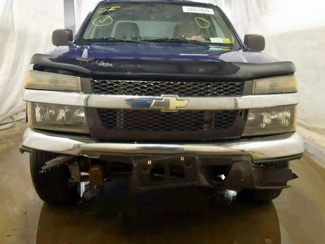 1GCDT198658158343 - 2005 CHEVROLET COLORADO BLUE photo 9