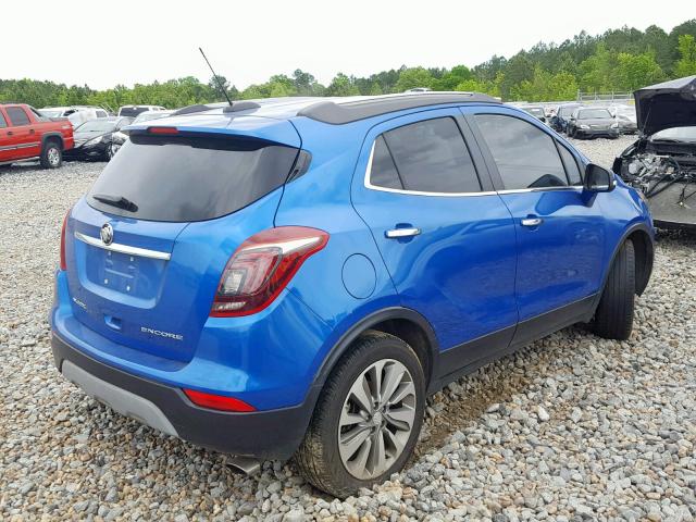 KL4CJASB3HB251118 - 2017 BUICK ENCORE PRE BLUE photo 4