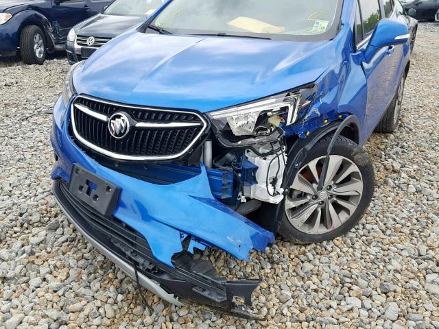 KL4CJASB3HB251118 - 2017 BUICK ENCORE PRE BLUE photo 9