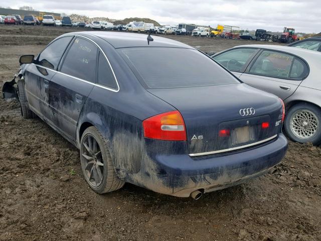 WAULD64B93N065496 - 2003 AUDI A6 2.7T QU BLACK photo 3