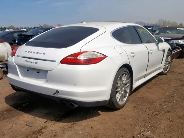 WP0AB2A78AL061554 - 2010 PORSCHE PANAMERA S WHITE photo 4