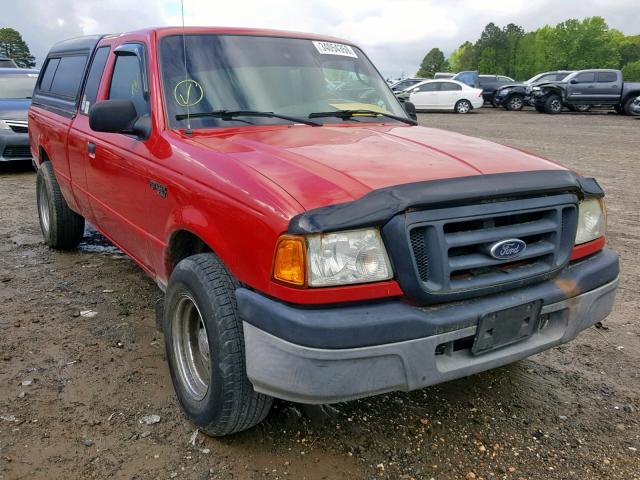 1FTYR14U84PA63792 - 2004 FORD RANGER SUP RED photo 1