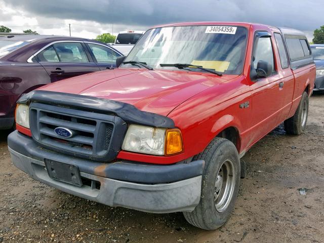 1FTYR14U84PA63792 - 2004 FORD RANGER SUP RED photo 2